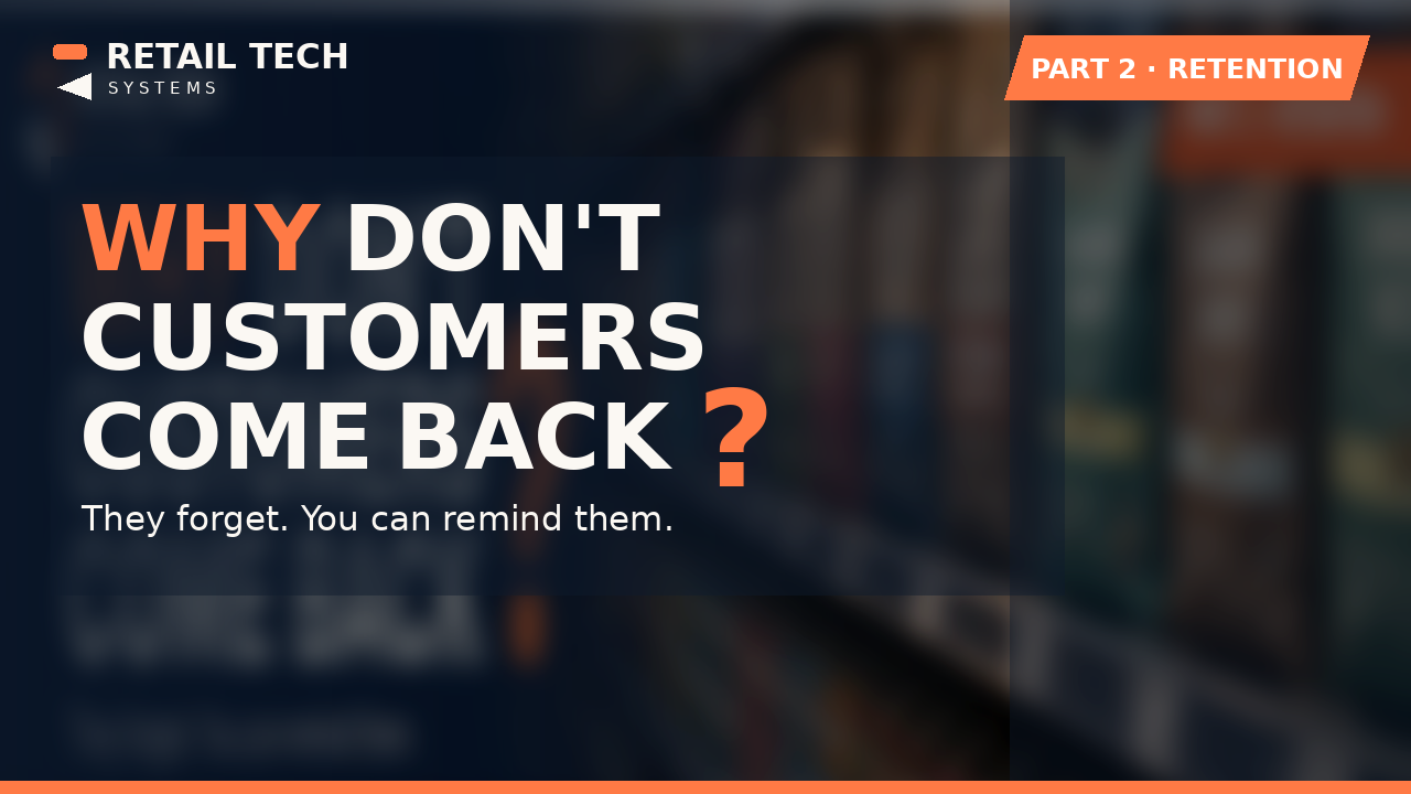 Keep customers coming back: reminders that bring repeat business